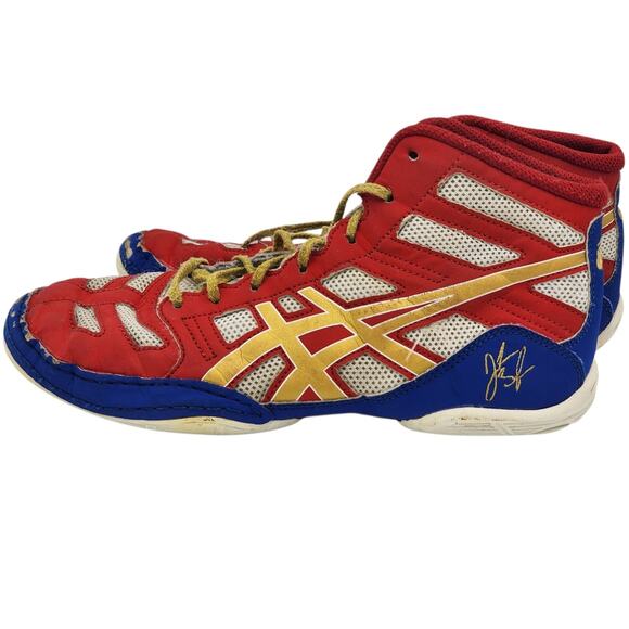 Asics JB Elite RWB Wrestling Shoes Youth 6 Men 5 Women 6.5 Dream It Do It C353Y - Picture 1 of 16
